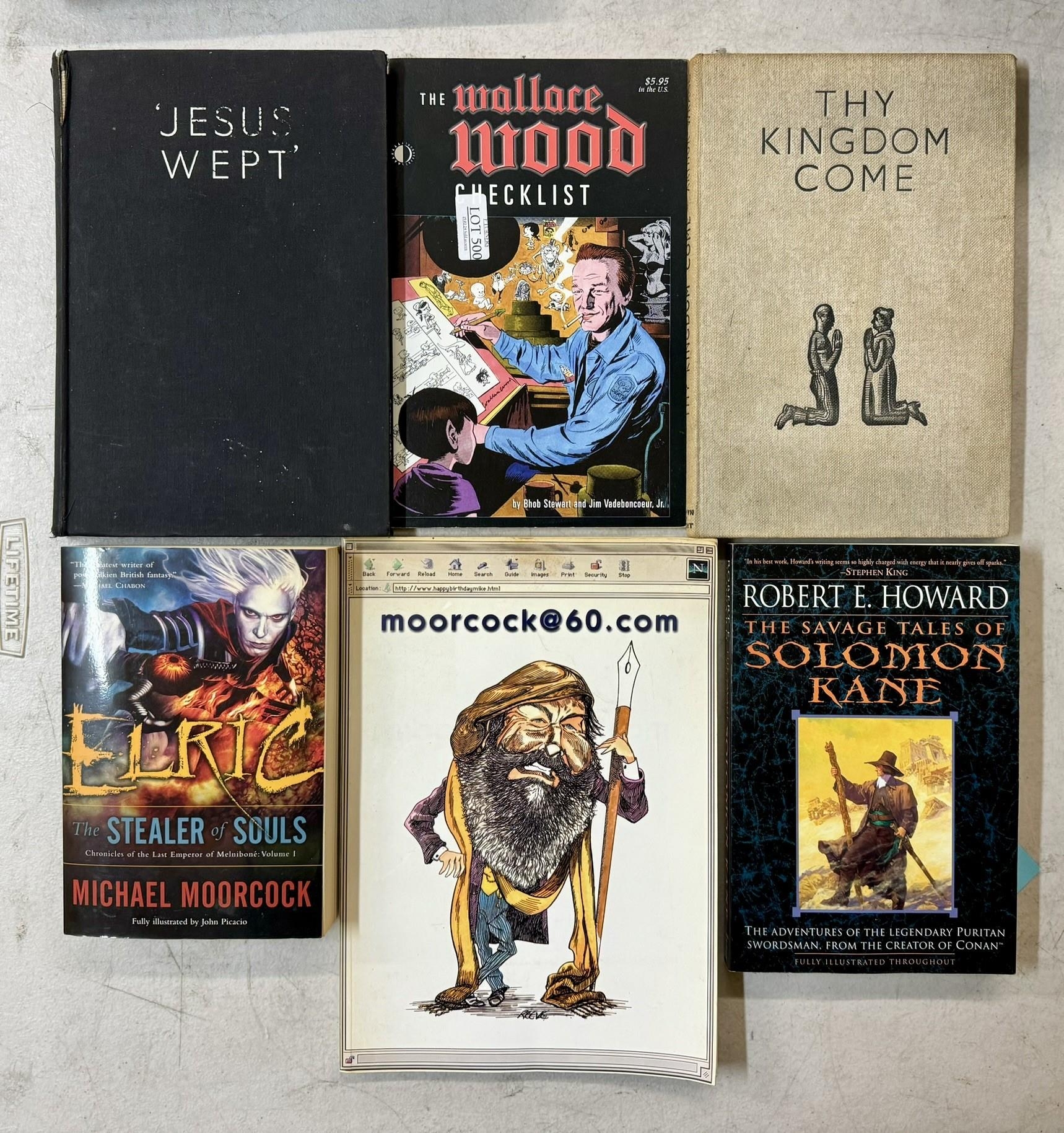 BOOKS - S/B MICHAEL MOORCOCK ELRIC THE STEALER OF SOULS, MOORCOCK@60 ...