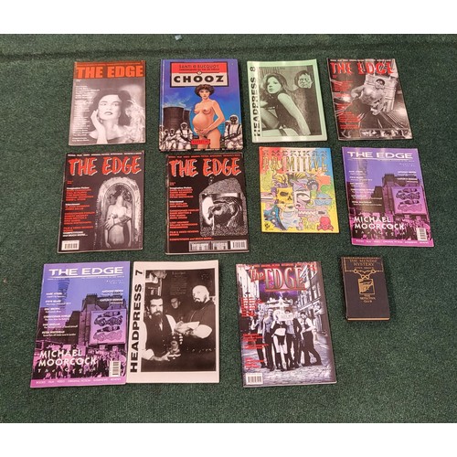 419 - SMALL COLLECTION OF ALTERNATIVE MAGAZINES - THE EDGE VOLS. 1, 2, 4, 5 ,6, 7, AMERIKAN PRIMITIVE, HEA... 