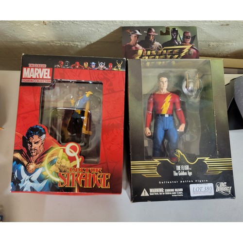 380 - FLASH AND DR STRANGE FIGURINES