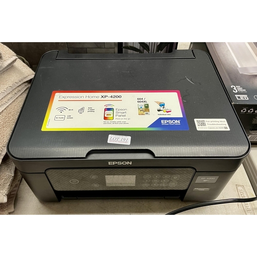 191 - EPSON XP 4200 ALL IN ONE PRINTER NO INKS