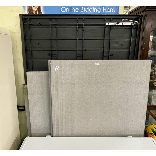 216 - KETER HORIZONTAL STORAGE SHED - DGE TO ONE HINGE, UNBUILT