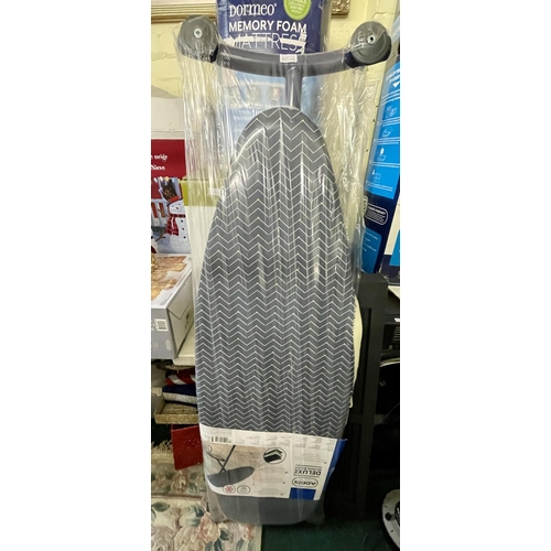222 - ADDIS IRONING BOARD WITH COVER - SLIT TO SIDE OF COVER