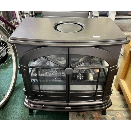 223 - DIMPLEX BECKLEY STOVE OPTIMYST MATT B - WORKS FINE - MANUAL CONTROL ONLY - NO R/C