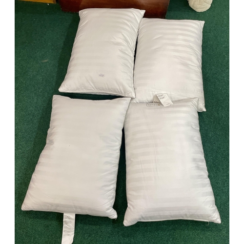 60 - SET OF X4 HOTEL GRAND DOWN FILLED PILLOWS - LOOSE PACK