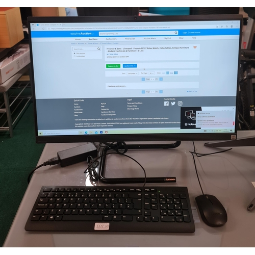 50 - BOXED LENOVO IDEA CENTRE ALL IN ONE 3 - 27 IMB05 - INTEL 5 10TH GEN 1TB HDD 8GB RAM WINDOWS 10 WITH ... 