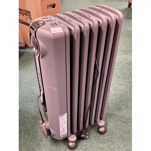 150 - DELONGHI RADIA S ELECTRIC OIL FILLED RADIATOR - GREY
