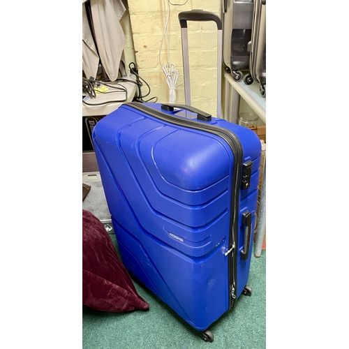 187 - AMERICAN TOURISTER HARDSIDE SPINNER SUITCASE - ROYAL BLUE