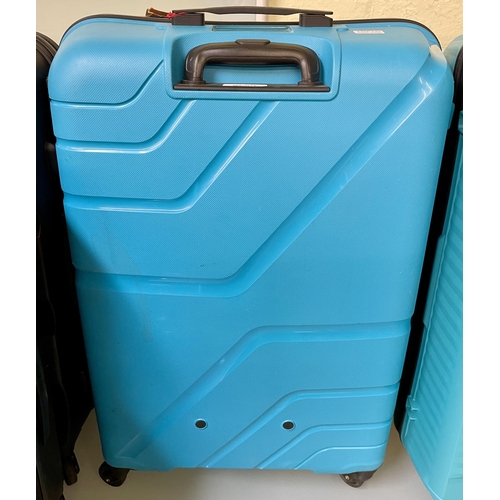 191 - AMERICAN TOURISTER HARDSIDE SPINNER SUITCASE - ONE ZIP PULL MISSING