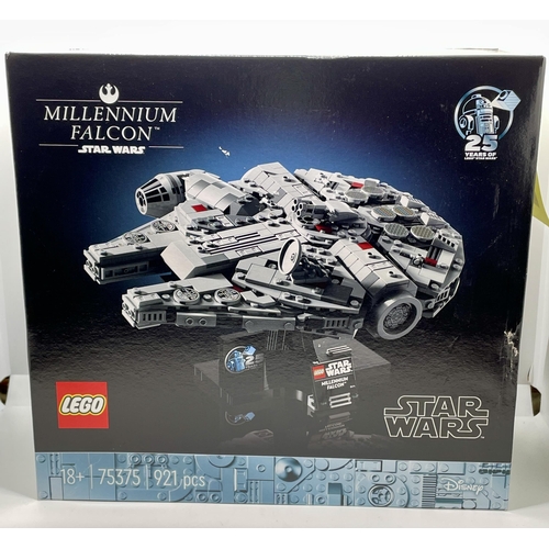 52 - BOXED STARSHIP COLLECTION LEGO STAR WARS MILLENIUM FALCON 75375 (SEALED A/N)