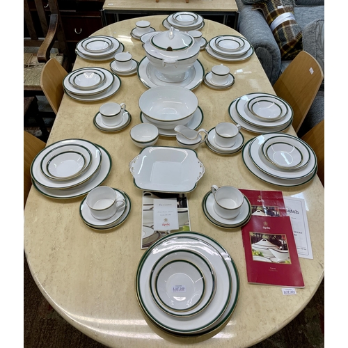 313 - SPODE TUSCANA DINNER SERVICE OF APPROX 74 PCS COVERED TUREEN, PLATES, BOWLS, CUPS AND SAUCERS ETC
Sp... 