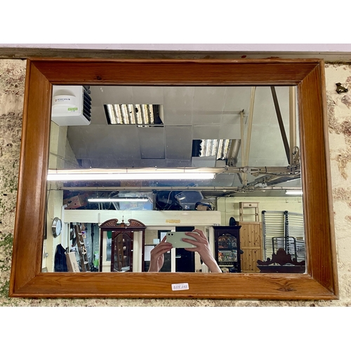 314 - PINE FRAMED MIRROR