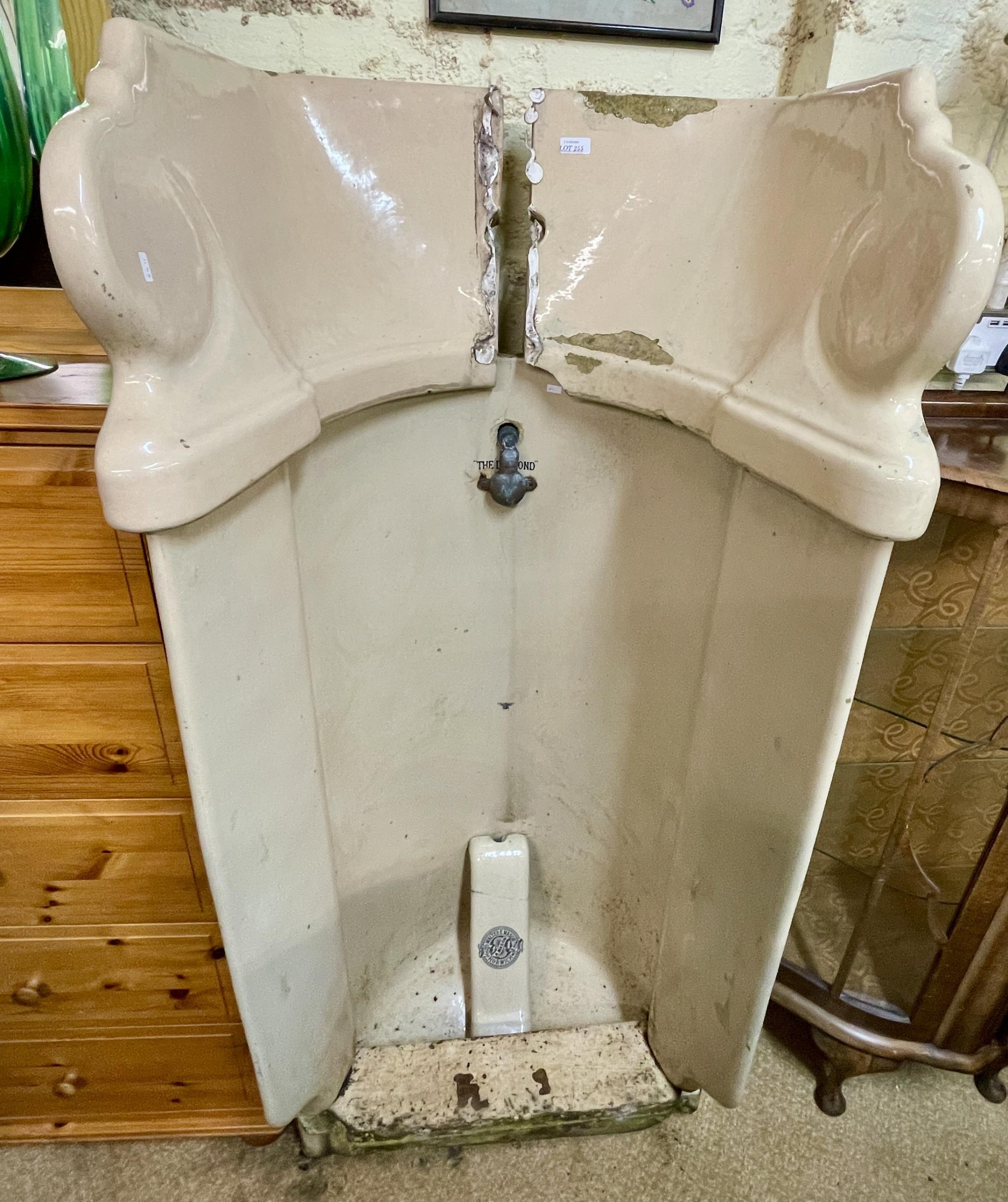 LATE VICTORIAN 'THE DIAMOND' URINAL BY WALTER E MASON OF HORWICH - from ...