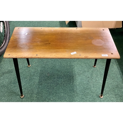 269 - SMALL SIDE TABLE CONVERTED FROM A TROUSER PRESS