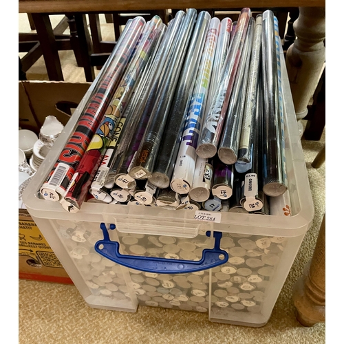 284 - LARGE QTY OF POP CULTURE POSTERS SEALED AS/NEW WALKING DEAD, MARVEL, ANGRY BIRDS, ETC APPROX 220 (EA... 