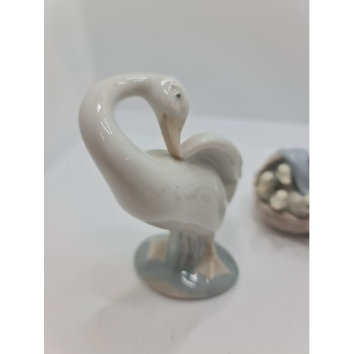 X3 LLADRO BIRD FIGURINES