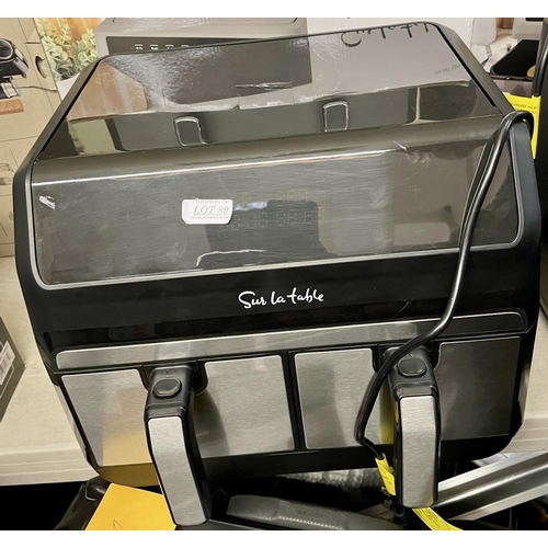 89 - SUR LA TABLE 10.5L DUAL BASKET AIR FRYER