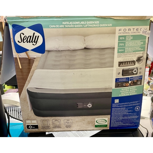 154 - BOXED SEALY INFLATABLE AIR MATTRESS