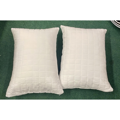 55 - PAIR OF LOOSE PACK OVERSIZE QUILTED PILLOWS