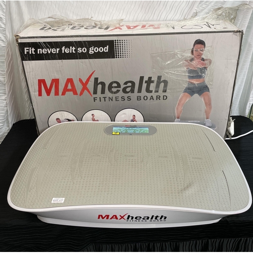 177 - BOXED MAXHEALTH FITNESS BOARD EM - 313 - MAXH WITH R/C