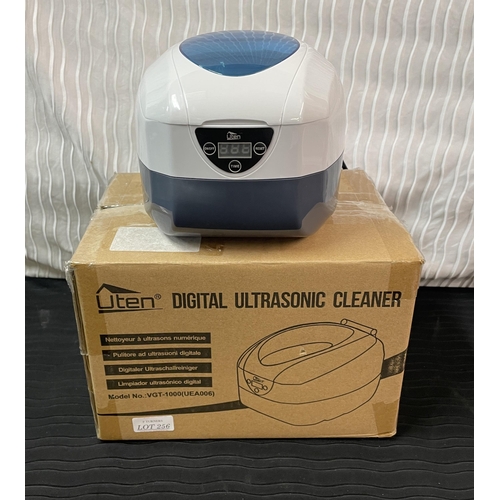 256 - BOXED UTEN DIGITAL ULTRASONIC CLEANER  VGT-1000 AS/NEW