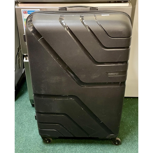 181 - LARGE AT H/S SPINNER SUITCASE IN BLACK