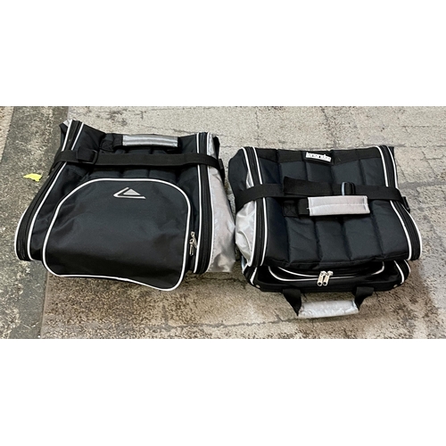 52 - 2 X LONGRIDGE WHEELED GOLF TRAVEL BAGS