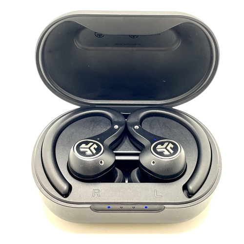 18 - PAIR OF JLAB EPIC AIR WIRELESS EAR BUDS IN CHARGING CASE