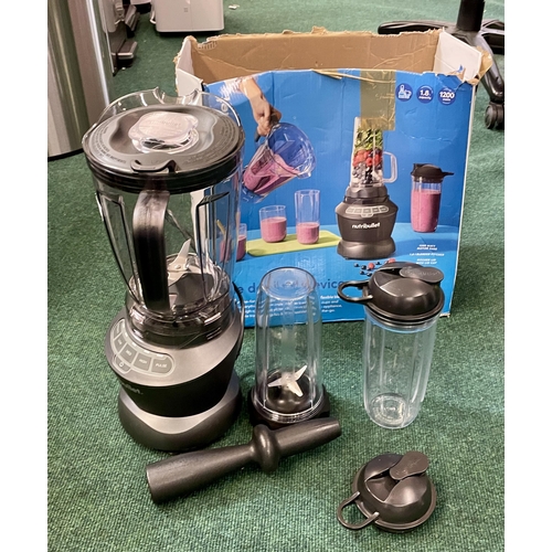 108 - BOXED NUTRI BULLET 1.8L BLENDER WITH 2 X FLASKS