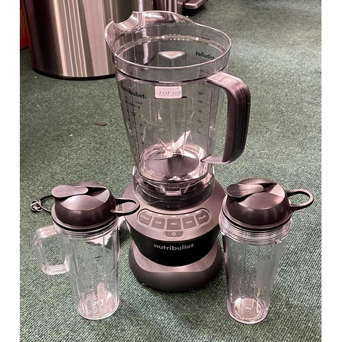 109 - PART NUTRI BULLET 1.8L BLENDER - MISSING LID