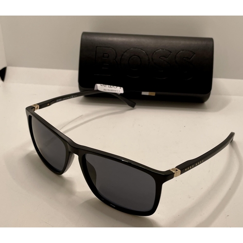 27 - PAIR OF HUGO BOSS SUNGLASSES - BOSS0665-S-IT WITH ORIGINAL CASE