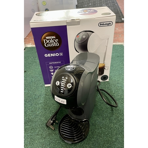 61 - BOXED NESCAFE DOLCE GUSTO POD COFFEE MACHINE - GREY