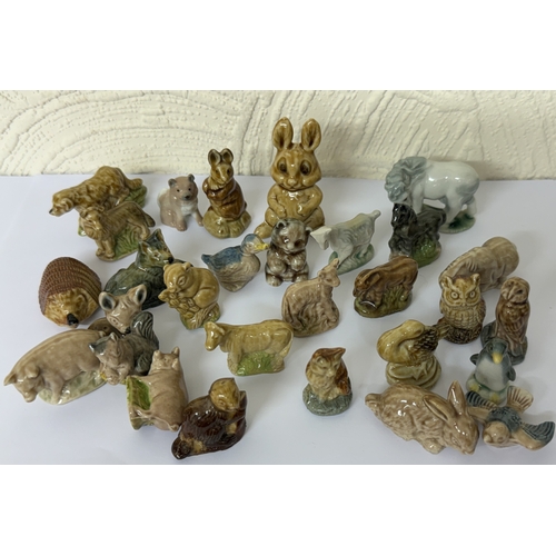 384 - APPROX. 29 VAR. WADE ANIMAL FIGURES INCL HORSES, PIGS, BIRDS, RABBITS, HEDGEHOG ETC.