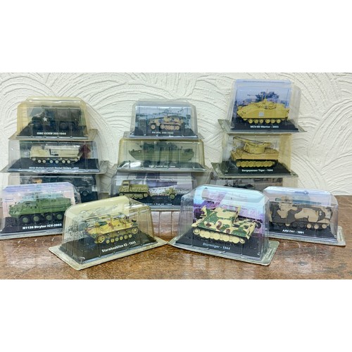 189 - AMBER COM COLLECTIONS SEALED - INC. SD.KFZ250-1942 GMC CCKW 353-1944, STEYR 1500 & 2CM FLAK 38-1943,... 