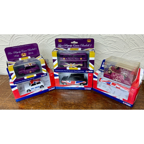 205 - THREE (3) CORGI BEST OF BRITISH BOXED/SEALED DIE CAST METAL MODELS INCL. GS85909 TAXI, GS82298 UNION... 