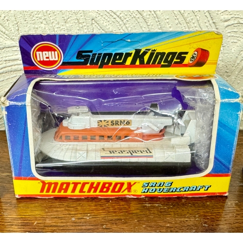 215 - LESNEY K-22 SUPERKING MATCHBOX HOVERCRAFT -BOXED C.1974, DINKY DY-5 1950 FORD V8 PILOT -BOXED, CORGI... 