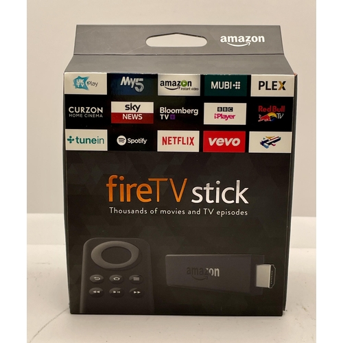 397 - AMAZON TV FIRESTICK BOXED AND COMPLETE DUAL CORE 1080P MODEL W87CUN