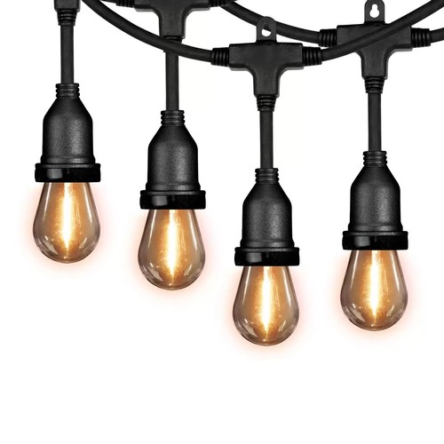 155 - BOXED FEIT ELECTRIC 14.6M LED VINTAGE STRING LIGHT WITH BULBS