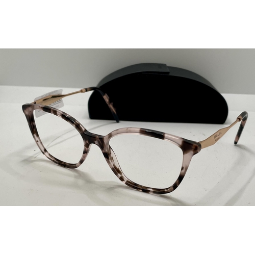 38 - PAIR OF PRADA SPECTACLE FRAMES VPR 02Z WITH PRADA CASE