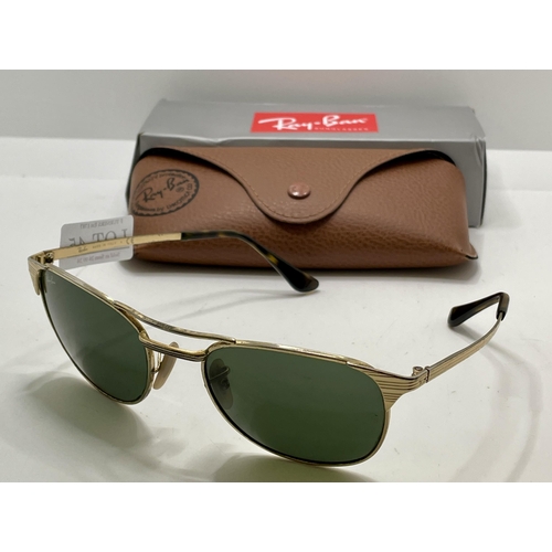 45 - BOXED PAIR OF RAYBAN SUNGLASSES RB3429-M WITH RAYBAN CASE - EX DISPLAY