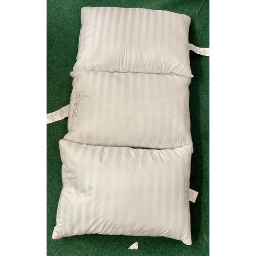 75 - SET OF X3 HOTEL GRAND DOWN FILLED PILLOWS LOOSE PACK