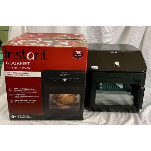 93 - BOXED INSTANT GOURMET ROTISSERIE AIR FRYER - WITH SLIDE OUT TRAY