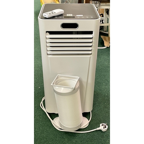 135 - MEACO PORTABLE AIR CONDITIONER THE MC10000 CHR PRO WITH R/C AND EXIT PIPE