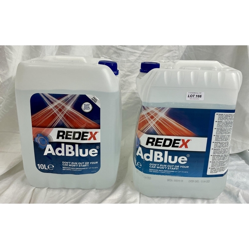 166 - 2 X 10L REDEX AD BLUE