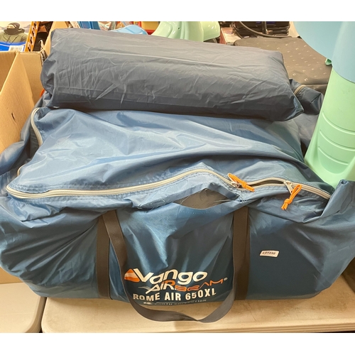 232 - VANGO ROME AIR 650 XL 6 PERSON TENT (SOME TEARS TO CARRY BAG) The Rome Air 650XL, 6-man inflatable A... 