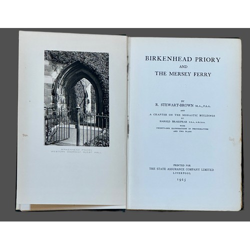 451 - R STEWART-BROWN - Birkenhead Priory & The Mersey Ferry with Illustrations, H/b Publ. State Assurance... 