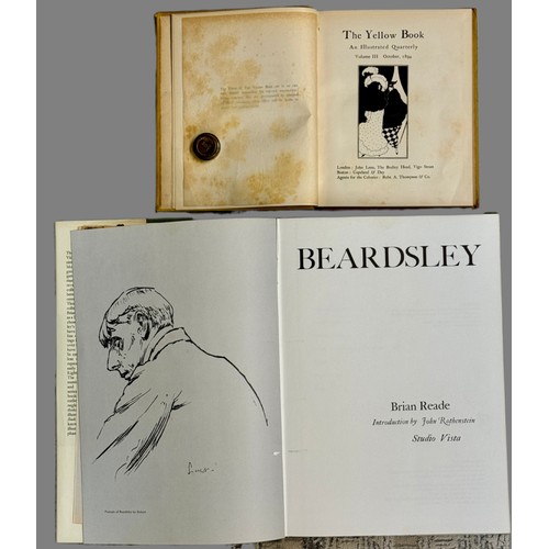 452 - AUBREY BEARDSLEY INTEREST: BRIAN READE - BEARDLSEY H/B D/W Studio Vista 1967 1st & The Yellow Book V... 