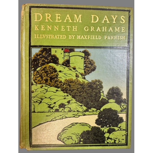 456 - KENNTH GRAHAME: Dream days Illustrated by Maxfield Parrish - H/b Green Cloth Illustrated Bodley Head... 