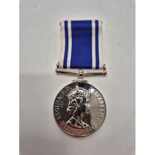 409 - POLICE LONG SERVICE AND GOOD CONDUCT MEDAL AWARDED TO CONSTABLE DONAL DUNBAVIN IN ORIGINAL PRESENTAT... 