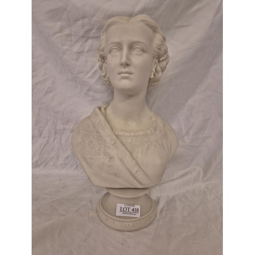 418 - CRYSTAL PALACE ART UNION COPELAND BUST BY F.M MILLER PUBLISHED FEBRUARY 1863