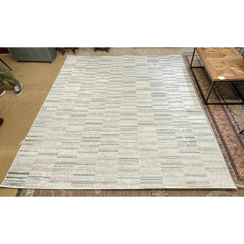 70 - GERTMENIAN BARMONT AREA RUG 240CM X 305CM MODEL KENNA IVORY BEIGE GREY